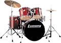Red Ludwig Accent 5 piece drum set